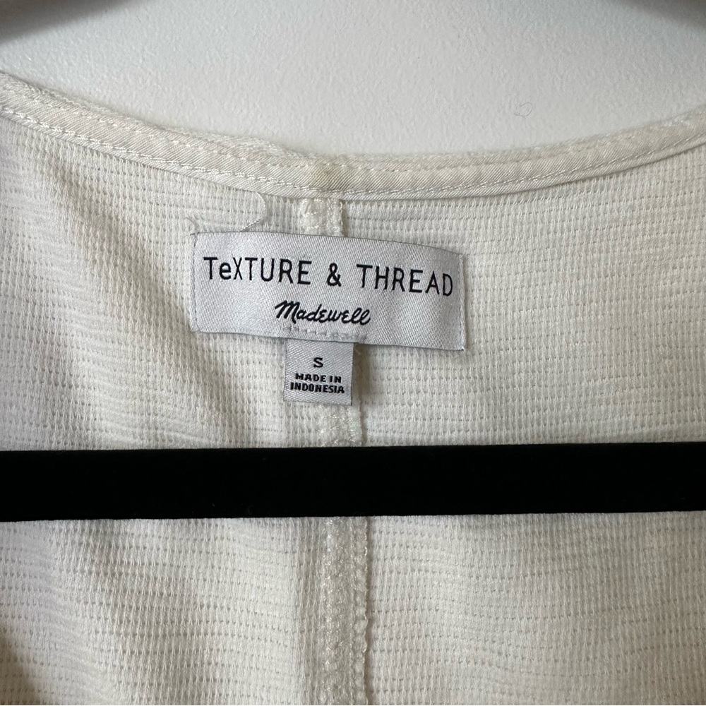 Madewell - Texture & Thread Button-Front Tank Top - Picture 7 of 7